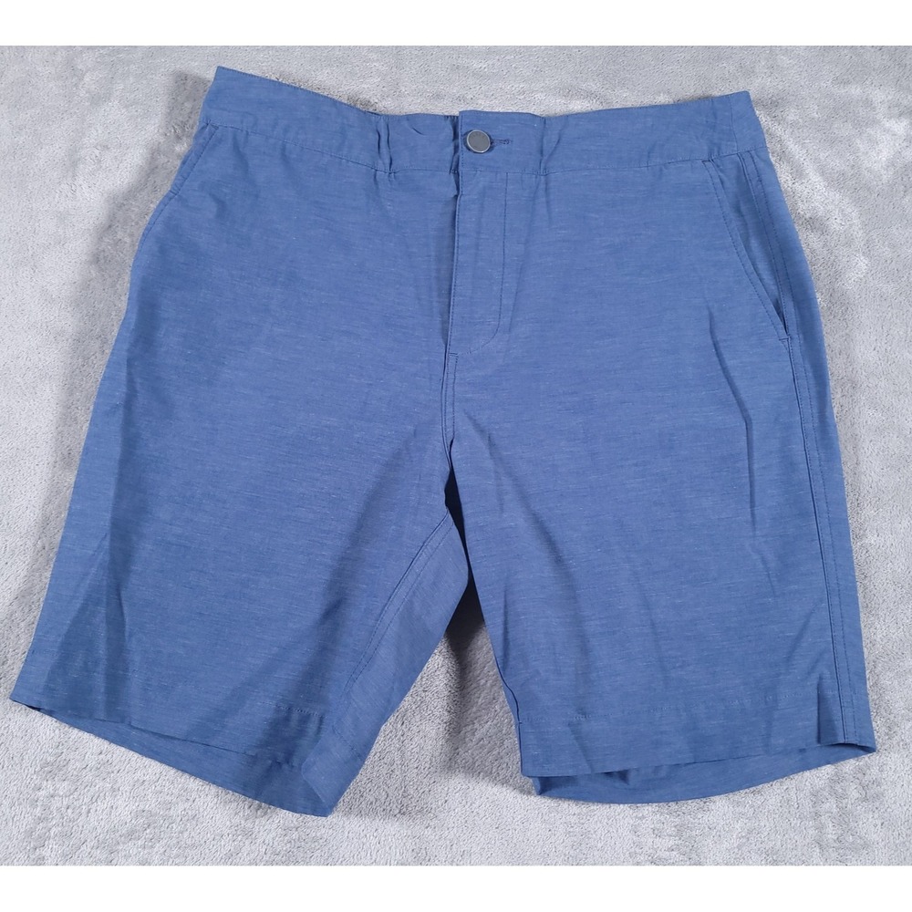 Faherty All Day Shorts‎ Mens Size 33 Blue Stretch Performance Casual Travel 8.5"
